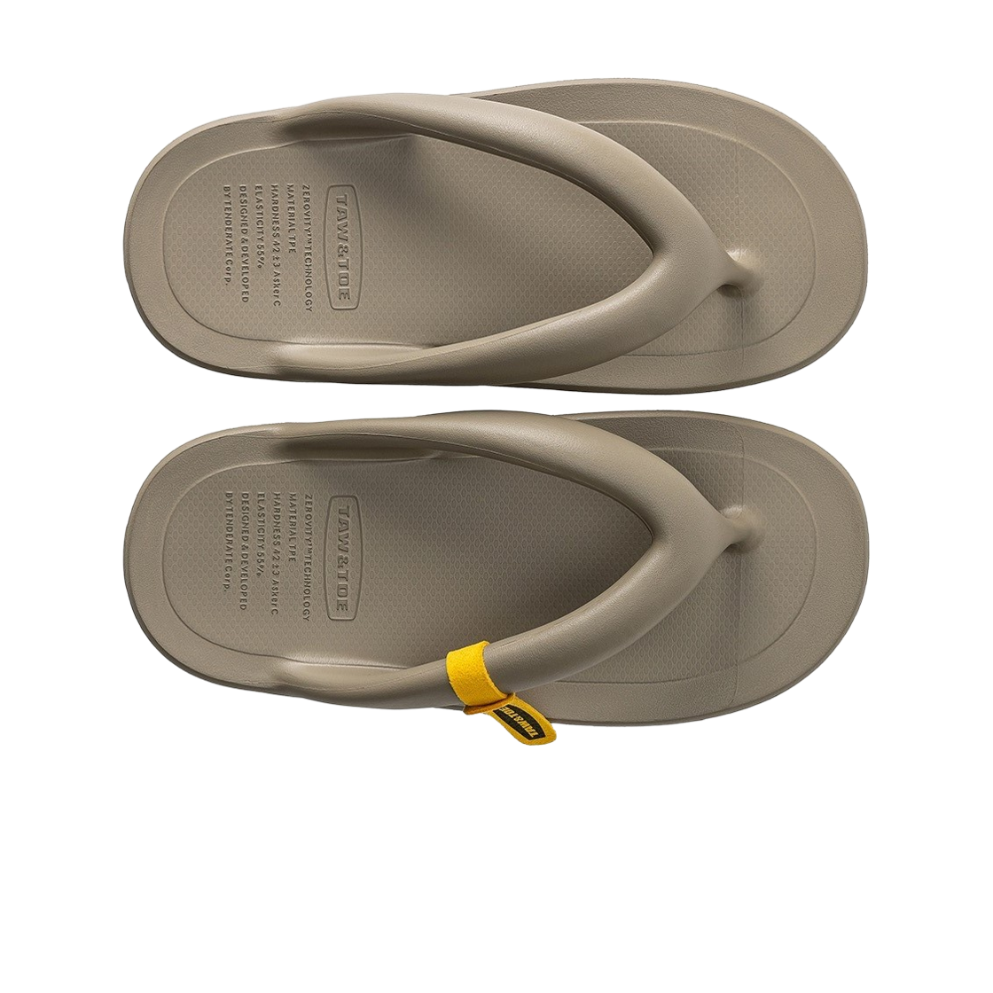 토앤토 제로비티 플랫 머드 카키(Taw&Toe Zerovity Flat Mud Khaki) - 2