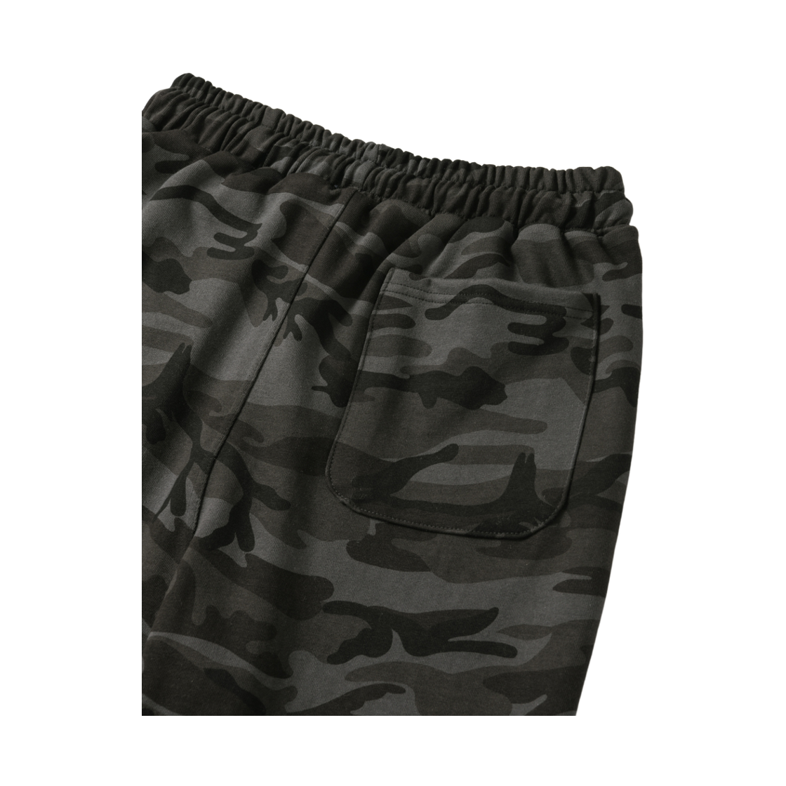 아모우 카모 원턱 버뮤다 팬츠 차콜(AMOU Camo One Tuck Bermuda Pants Charcoal) - 2