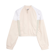 (W) Nike NSW Shrunken Track Jacket Chalk White - Asia