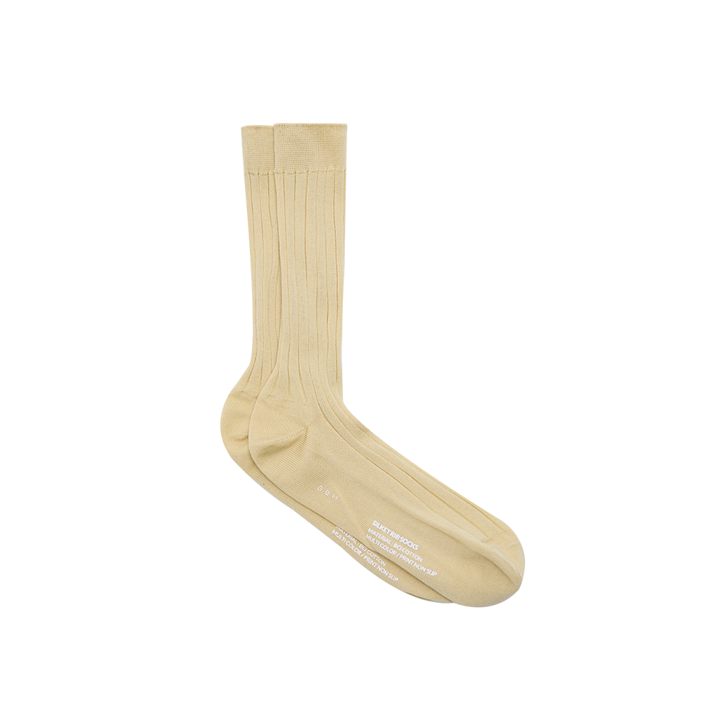 지비에이치 어패럴 실킷 립 삭스 / 6 컬러(GBH APPAREL Silket Rib Socks / 6 Color) - 3