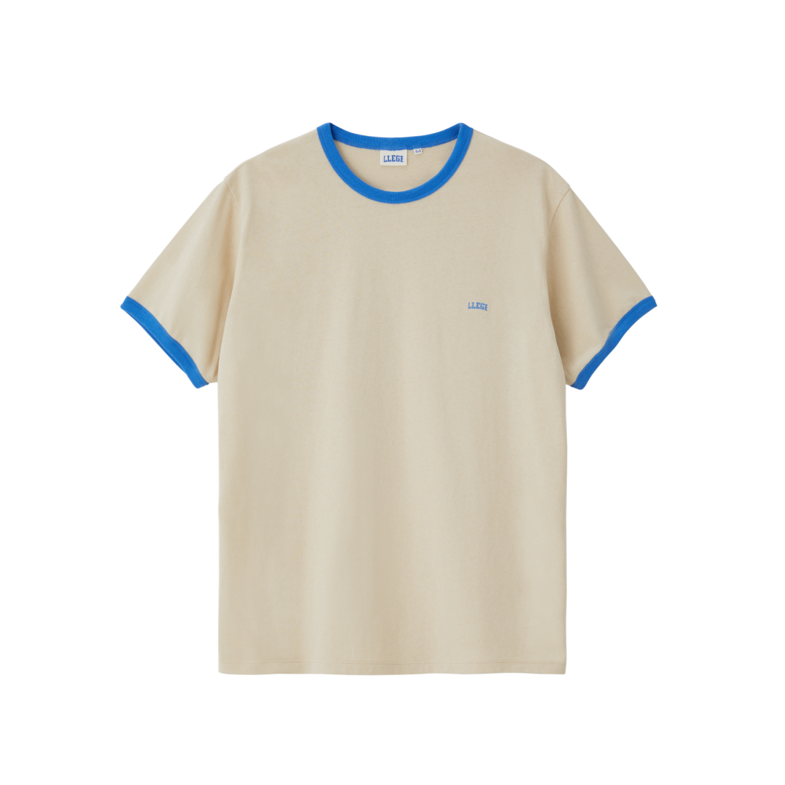 리지 리지 로고 링거 티셔츠 베이지(LLEGE Llege Logo Ringer T-Shirt Beige)