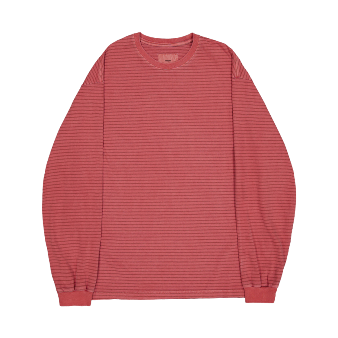 퍼렌 피그먼트 다이드 롱 슬리브 코랄 레드(PERENN Pigment Dyed Long Sleeve Coral Red)