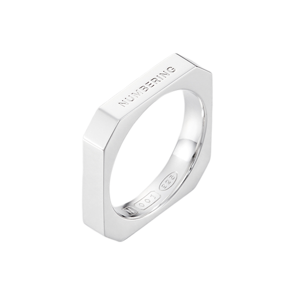 넘버링 #7550 옥타곤 링 실버(NUMBERING #7550 Octagon Ring Silver) - 1