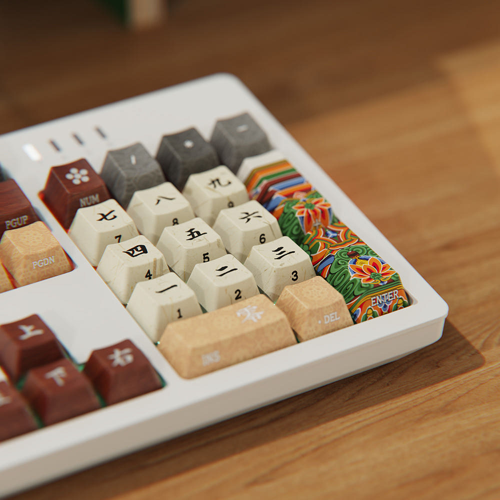 시이닷 화이트 단청 유선 LED 기계식 키보드 한국의 미(C.e.dot White Dancheong Wired LED Mechanical Keyboard) - 6