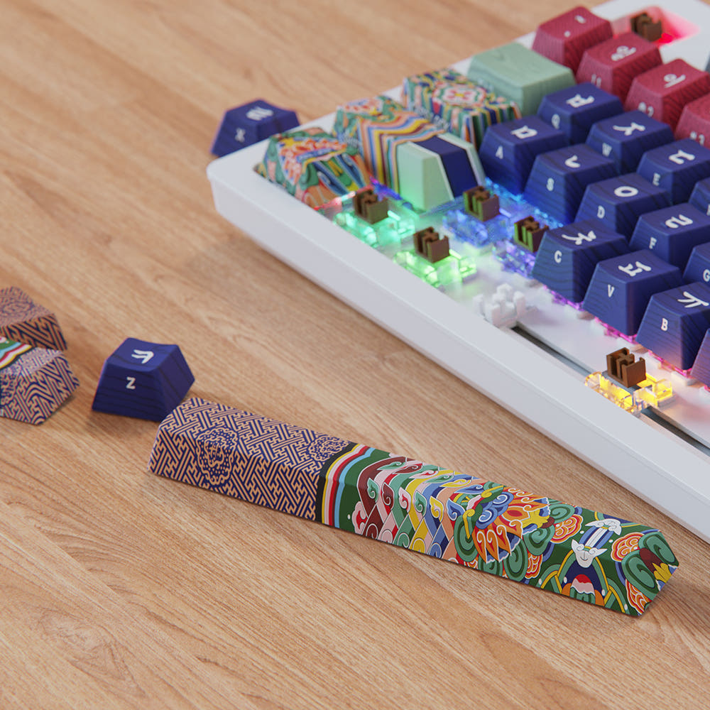 시이닷 교태전 단청 염료승화 한글 PBT 키캡(C.e.dot Gyochaejeon Dancheong Hangul PBT Keycaps) - 6