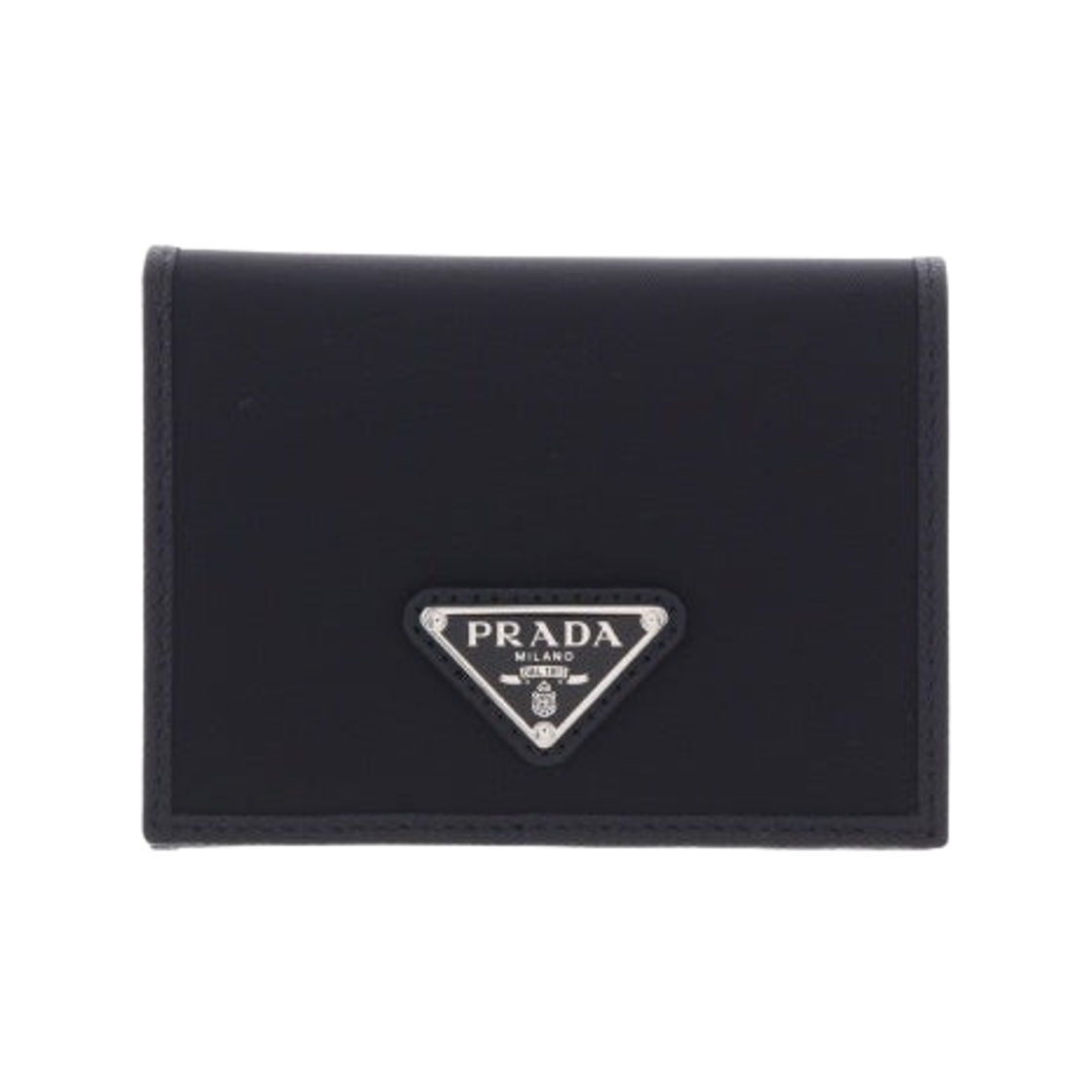2MH041-2DMH-F0002 Prada Re-Nylon Tri-Fold Wallet Black