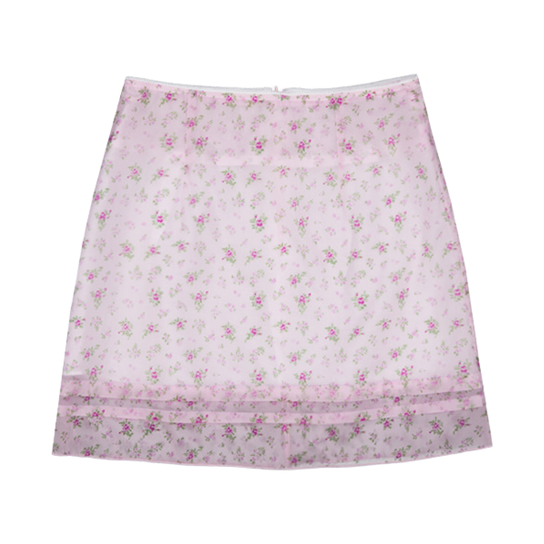 뮈르뮈르 레나 시어 플라워 미니 스커트(Murmure Lena Flower Skirt) - 1