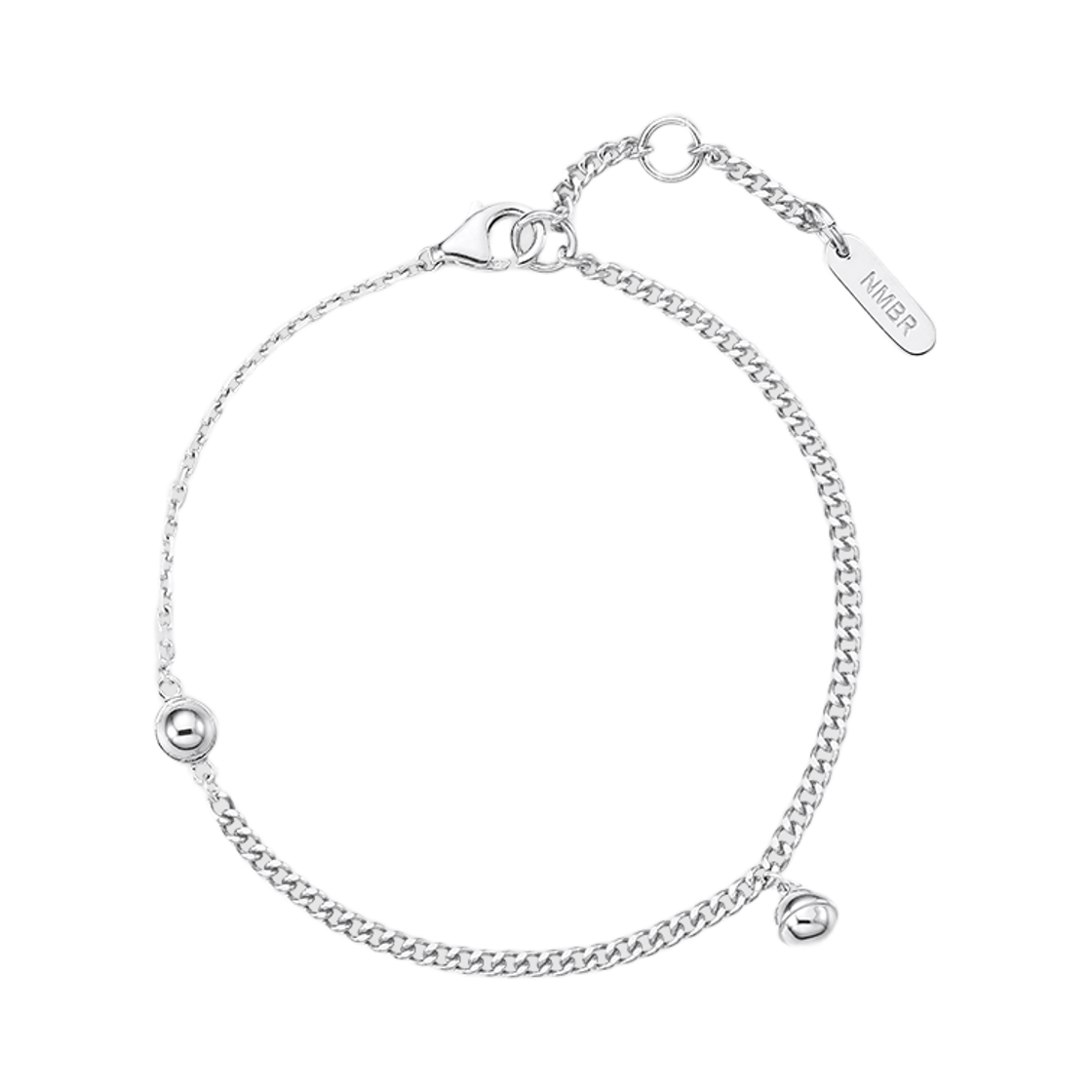 넘버링 #7991 미니 볼 브레이슬릿 실버(NUMBERING #7991 Mini Ball Bracelet Silver)