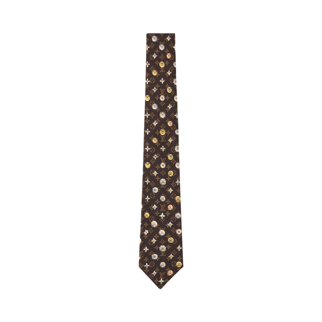 M98054 Louis Vuitton Monogram Flower Tie Brown