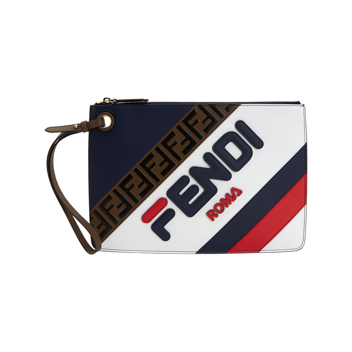 펜디 x  휠라 레더 클러치 멀티컬러(Fendi x Fila Leather Clutches Multicolor)