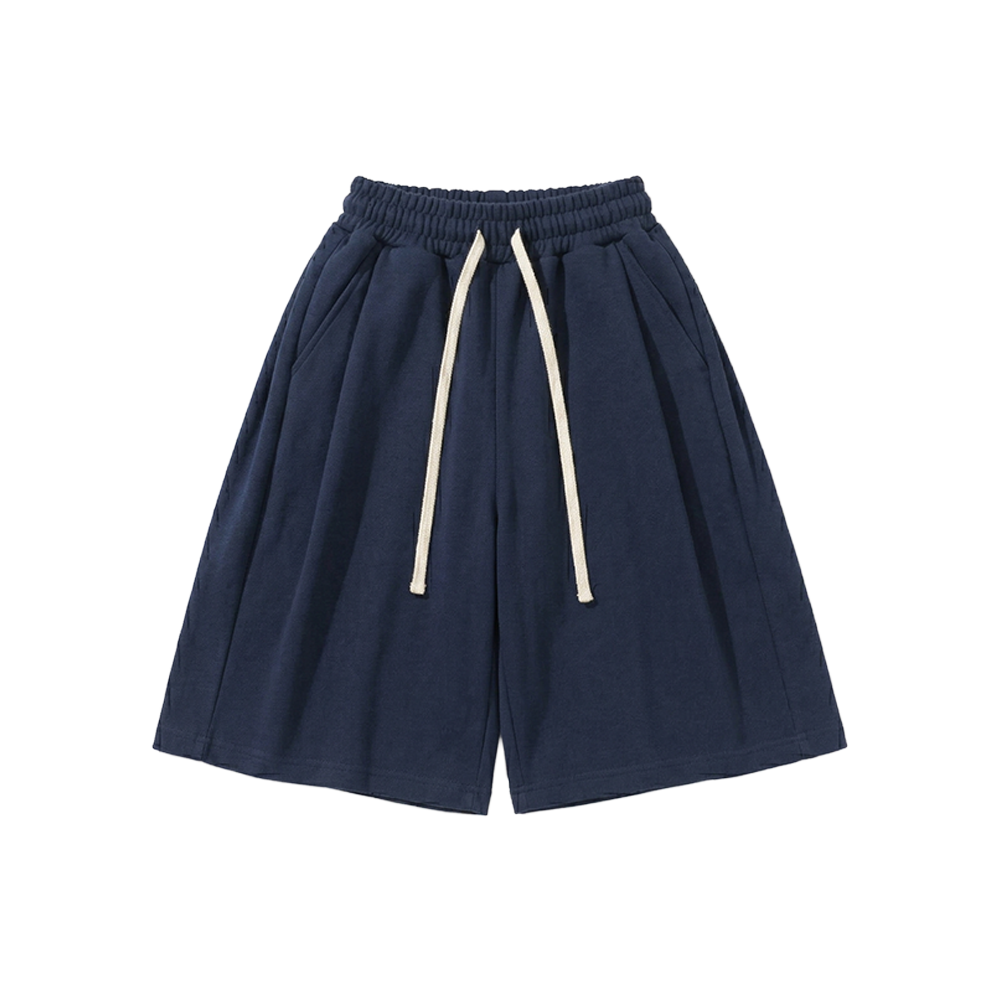 니티드 버뮤다 트레이닝 하프 팬츠 네이비(Knitted Bermuda Traning Half Pants Navy)