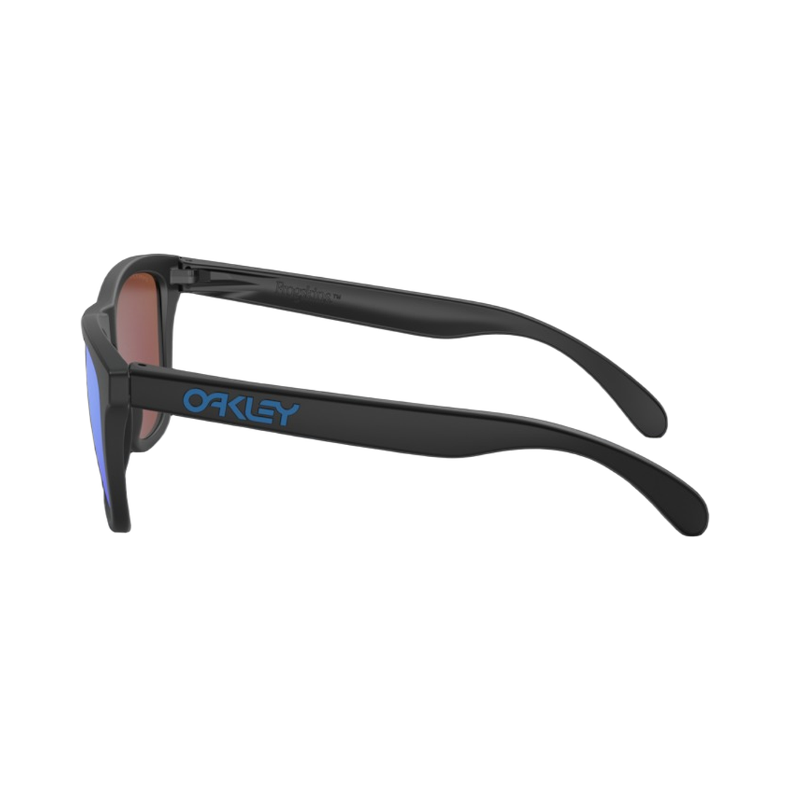 오클리 프로그스킨 XL 매트 블랙 프레임 프리즘 사파이어 렌즈 로우 브릿지 핏(Oakley Frogskins XL Matte Black Frame Prizm Sapphire Lenses Low Bridge Fit) - 2
