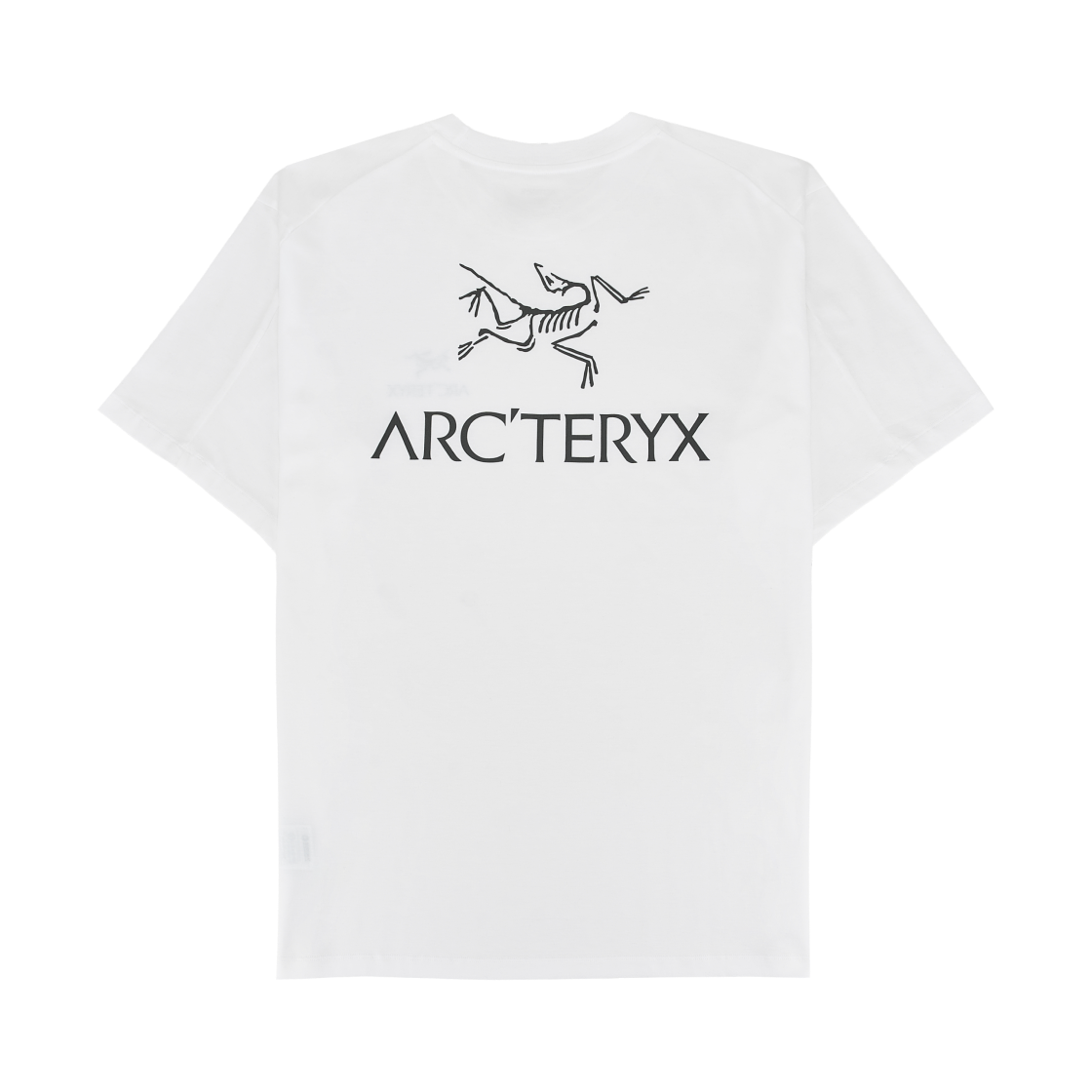 아크테릭스 크래그 SL 코튼 버드 워드 SS 티셔츠 화이트 라이트 블랙(Arc'teryx Kragg SL Cotton Bird Word SS T-Shirt White Light Black) - 2