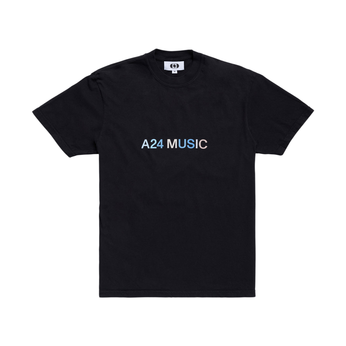 A24 뮤직 로고 티셔츠 블랙(A24 Music Logo T-Shirt Black)