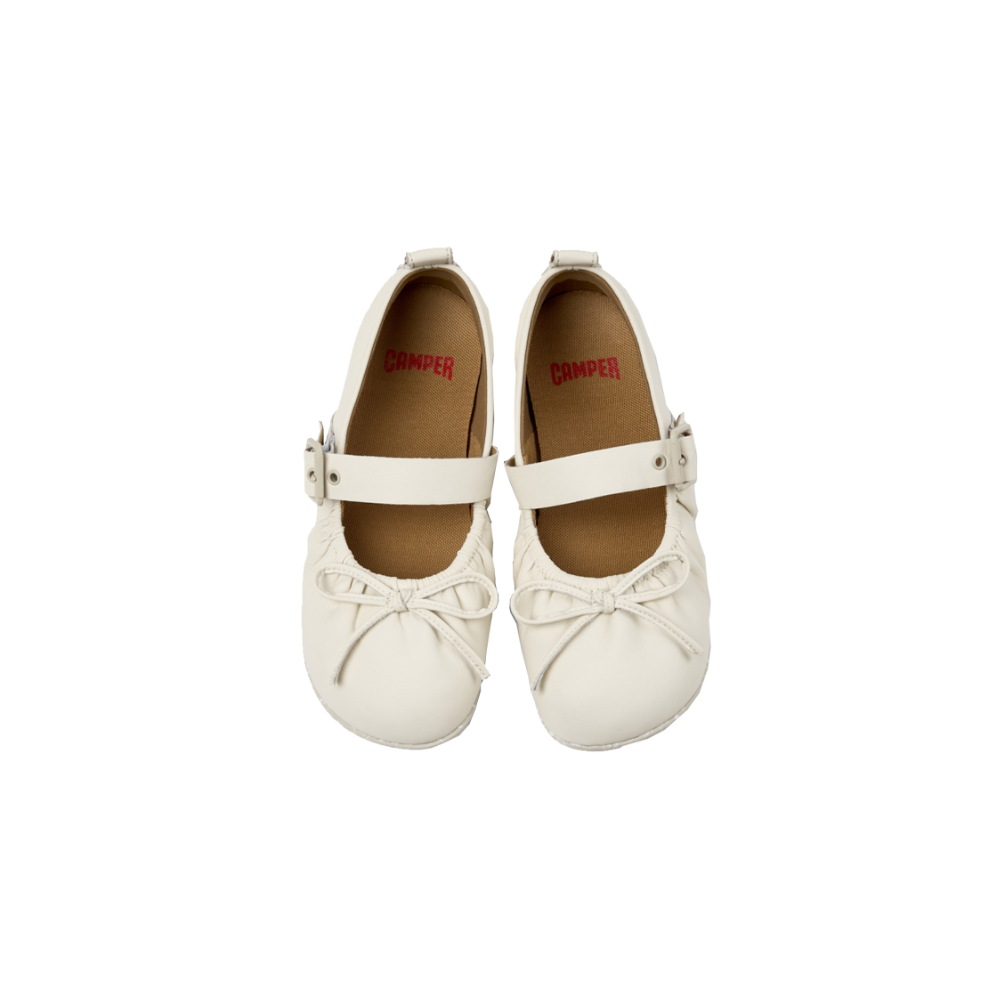 캠퍼 여성 와비 플랫슈즈 아이보리(Camper Women Wabi Flat Ivory) - 3