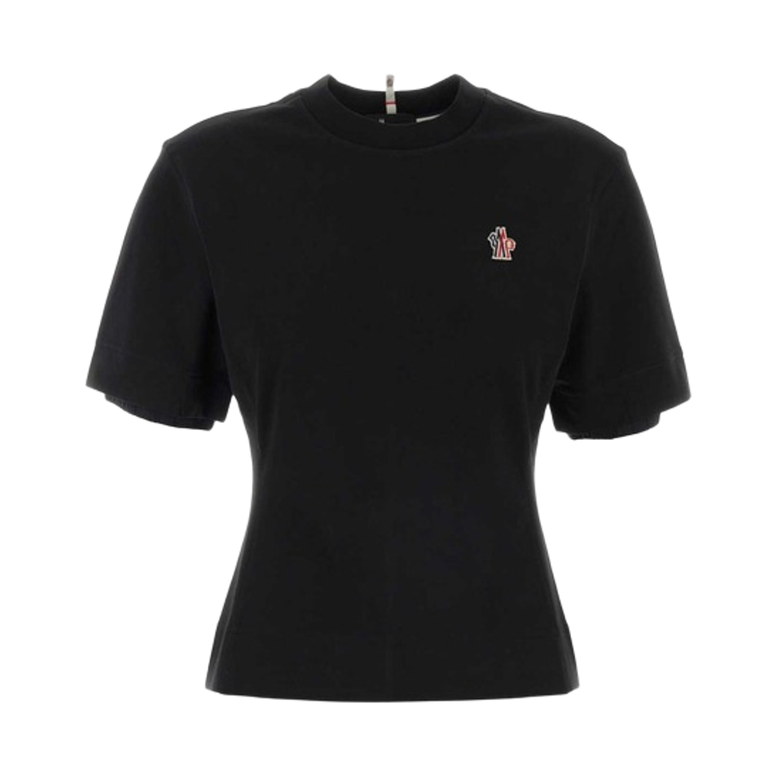L1-098-8C00009-89AW1-999 (W) Moncler Grenoble Logo Patch Cotton Blend T-Shirt Black - 26SS
