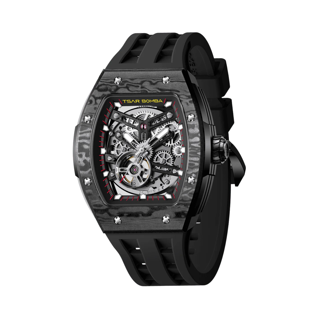 차르봄바 엘리멘탈 카본파이버 오토매틱  TB8228CF-01 쿨 블랙(Tsar Bomba Elemental-Carbon Fiber Automatic  TB8228CF-01 Cool Black)