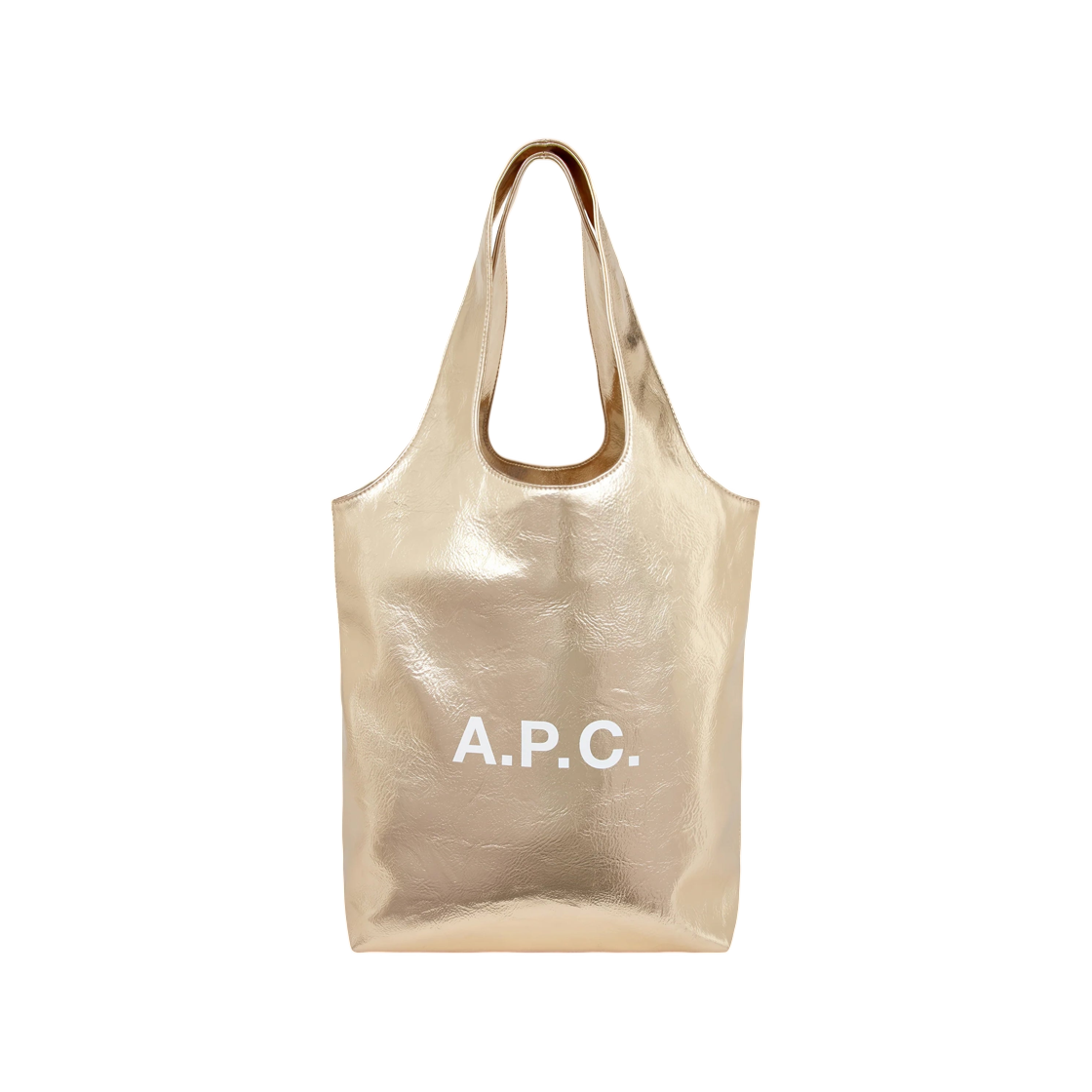 PUABZ-M61861-RAN A.P.C. Ninon Small Tote Bag Or Pale