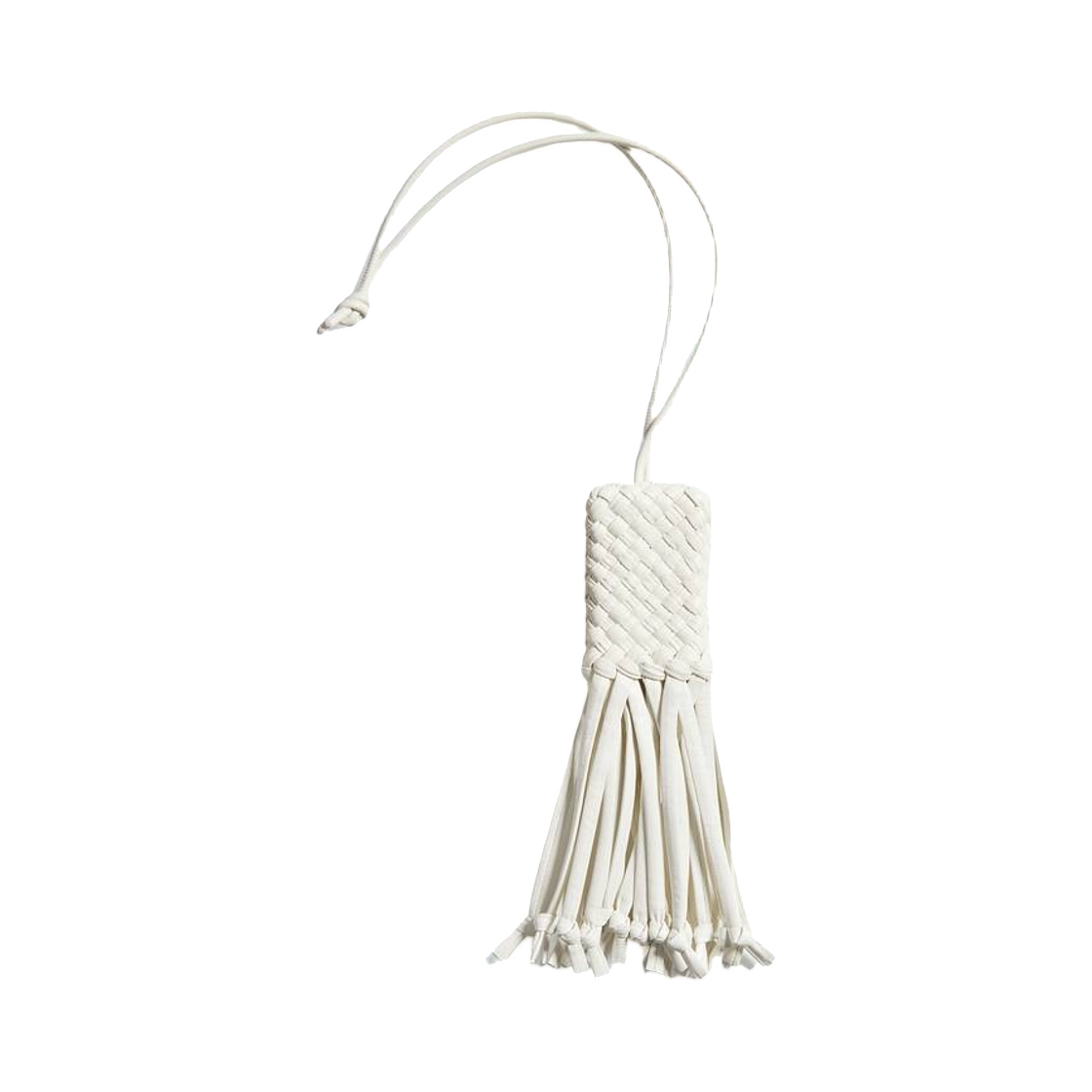 873237V2EZ09538 Bottega Veneta Tosca Key Holder Alabaster