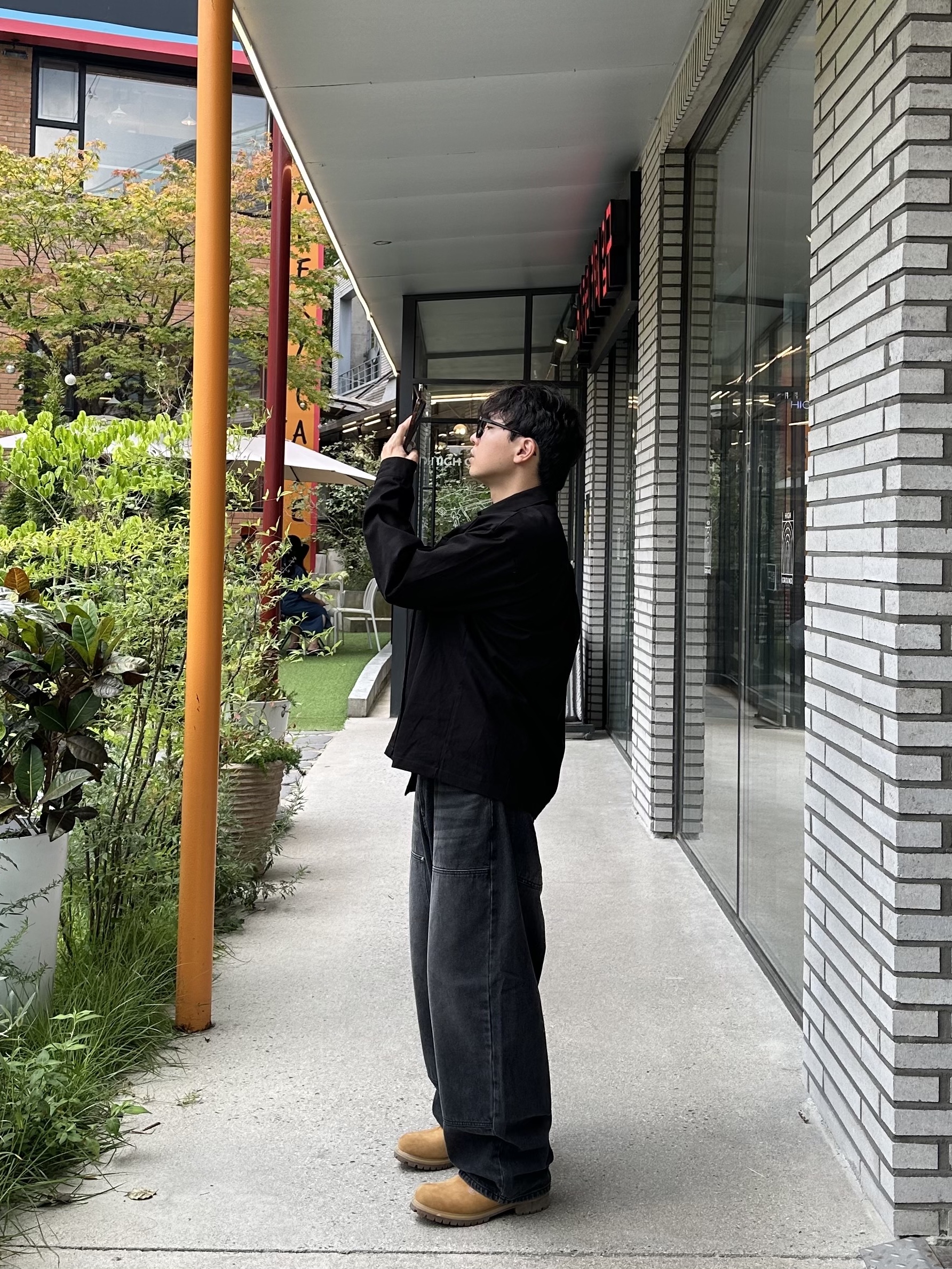 Timberland Premium 6 inch Waterproof Boot Wheat Nubuck - Wide 착용 스타일 - 4