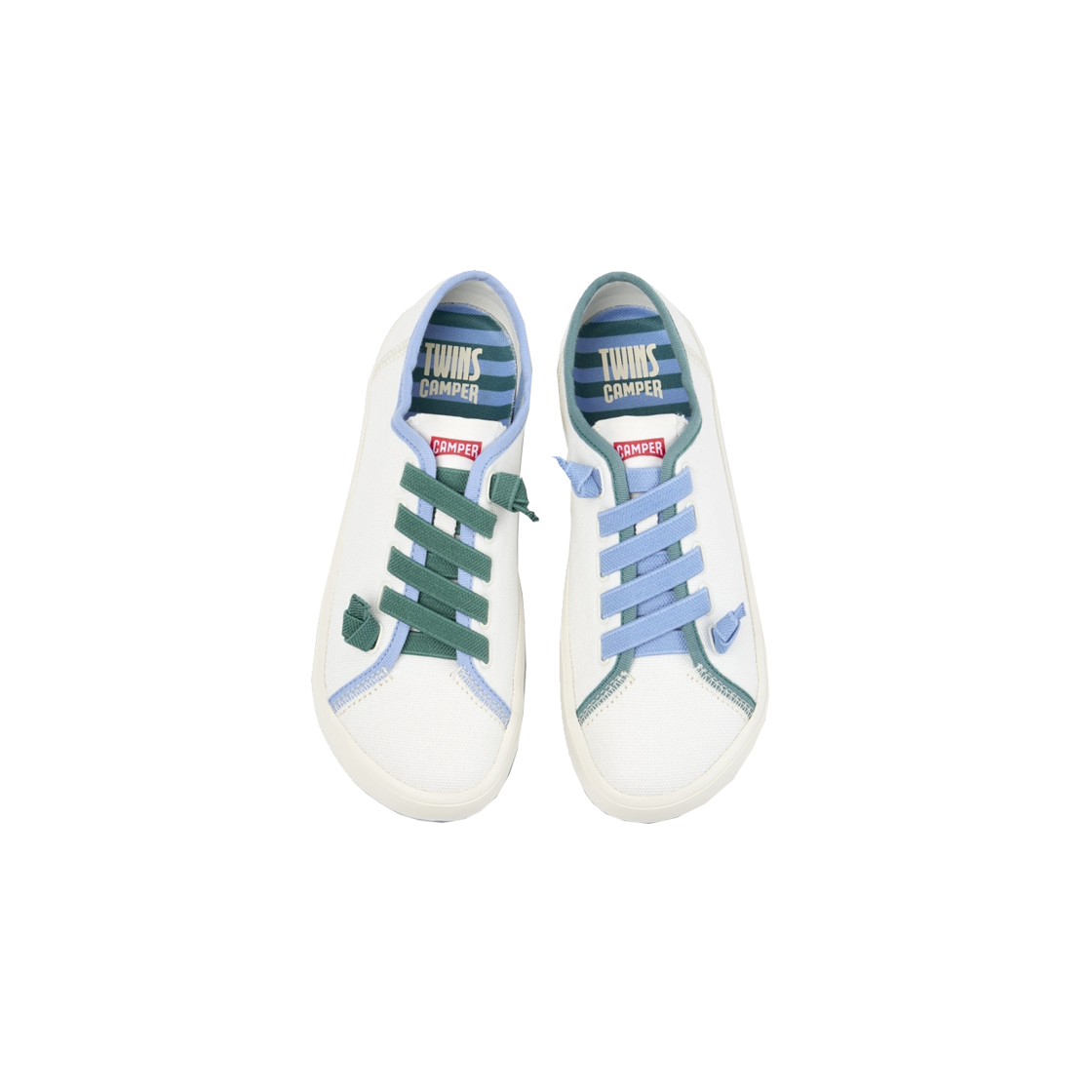 캠퍼 여성 페우 람블라 II 트윈스 스니커즈 아이보리(Camper Women Peu Rambla Ii Twins Sneakers Ivory) - 3