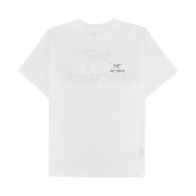 Arc'teryx Kragg SL Cotton Bird Word SS T-Shirt White Light Black