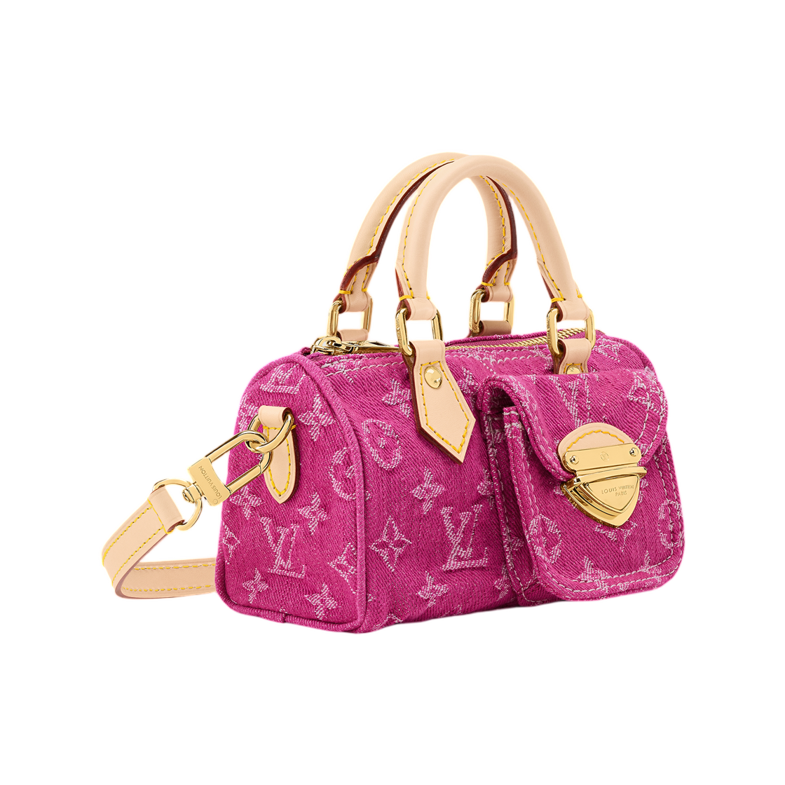 루이비통 나노 스피디 데님 푸시아(Louis Vuitton Nano Speedy Denim Fuchsia) - 2