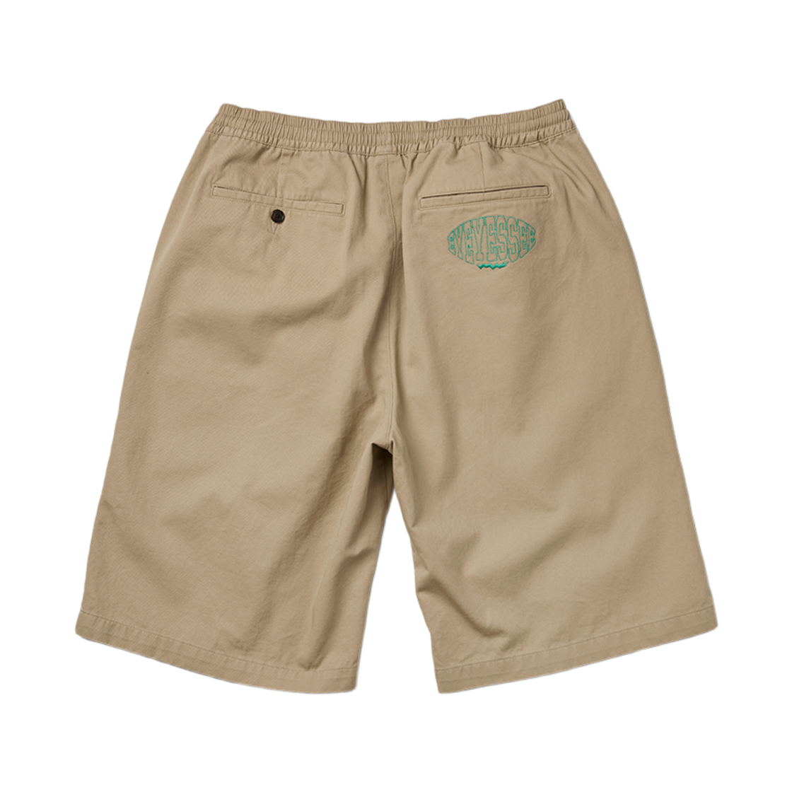 [더블적립]예스아이씨 씨 로고 와이드 쇼츠 베이지([더블적립]YESEYESEE C Logo Wide Shorts Beige) - 2