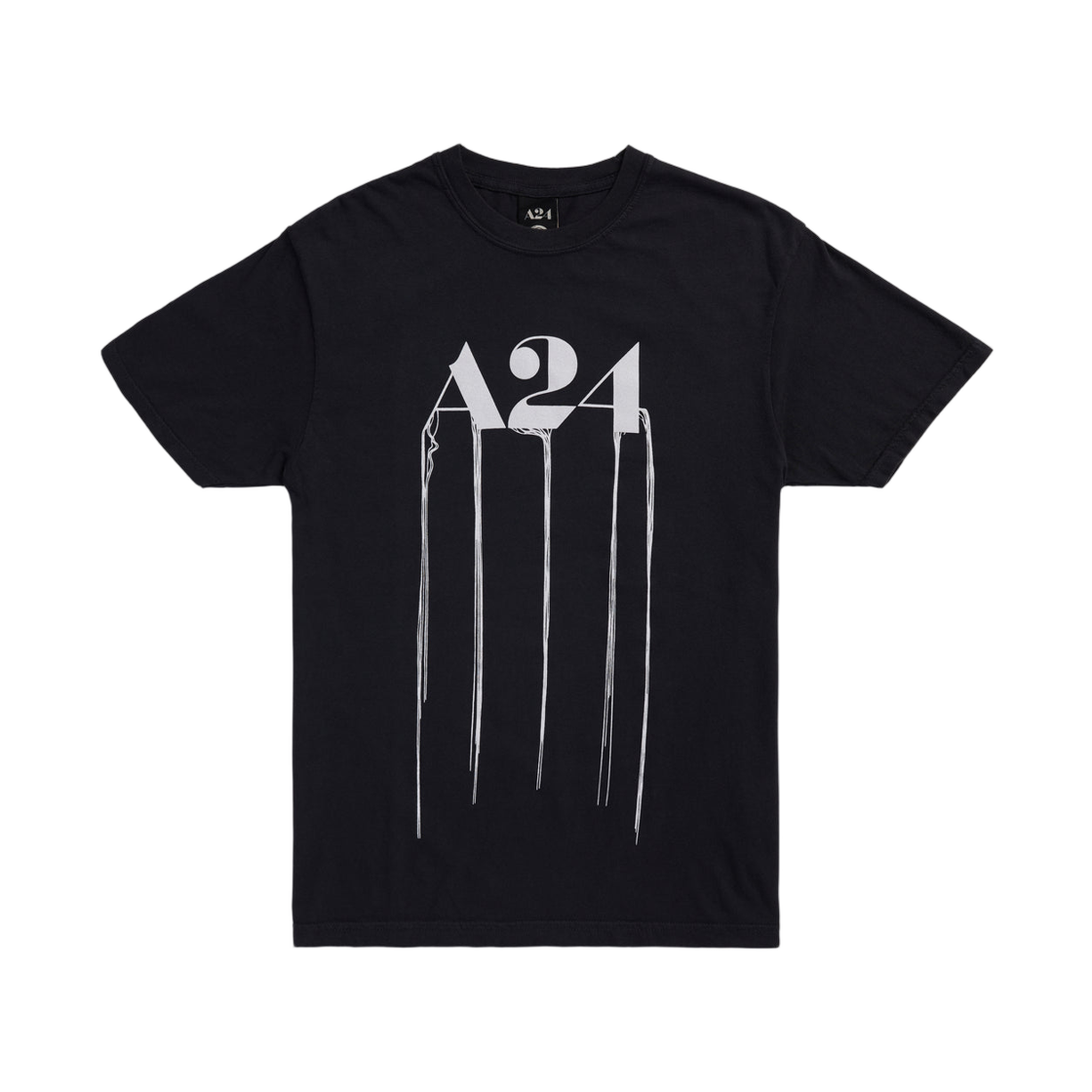 A24 A24 x 코지마 프로덕션스 데스 스트랜딩 로고 티셔츠 블랙(A24 A24 x Kojima Productions Death Stranding Logo T-Shirt Black)