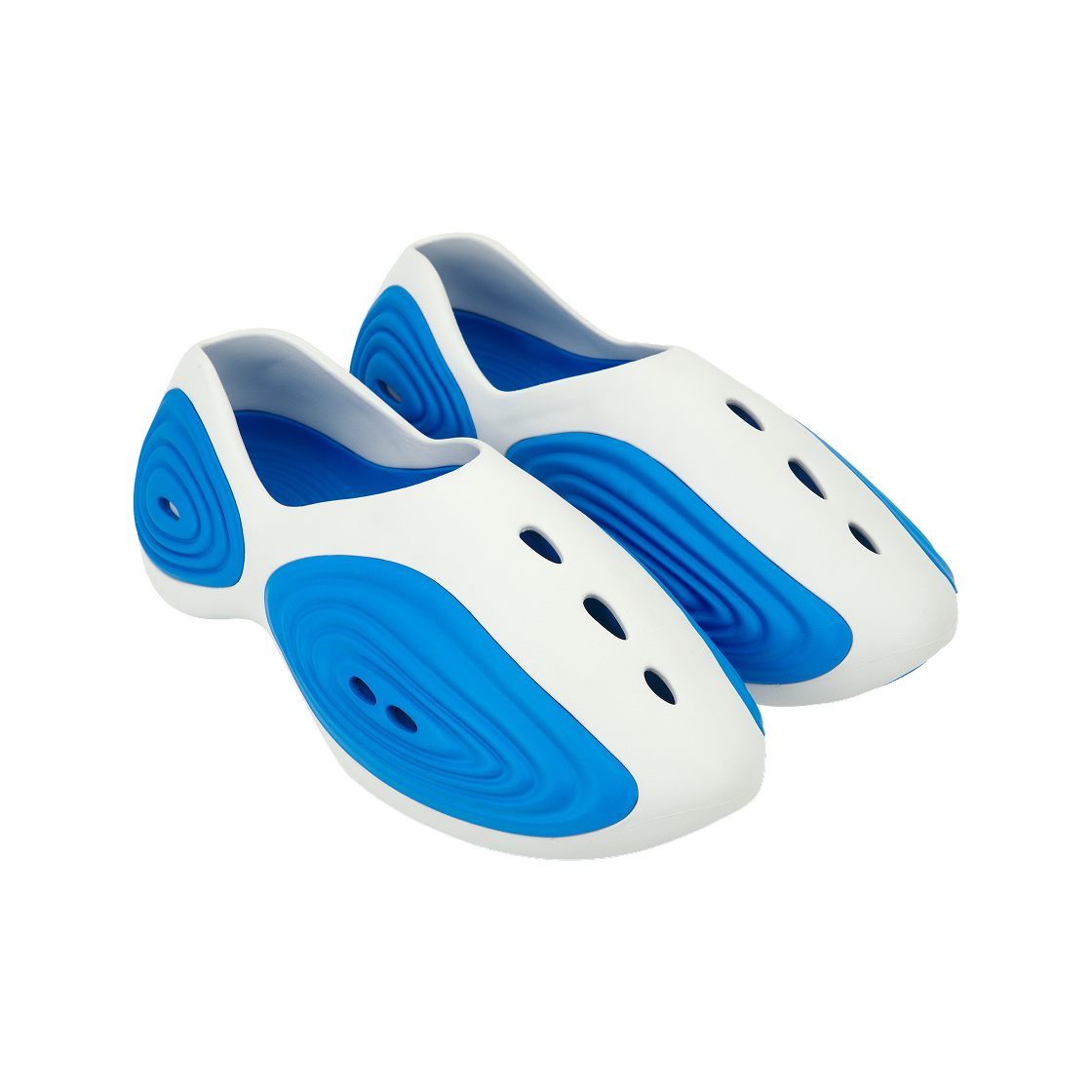 크록스 x 스티븐 스미스 리플 클로그 화이트 블루(Crocs x Steven Smith Ripple Clog White Blue) - 4