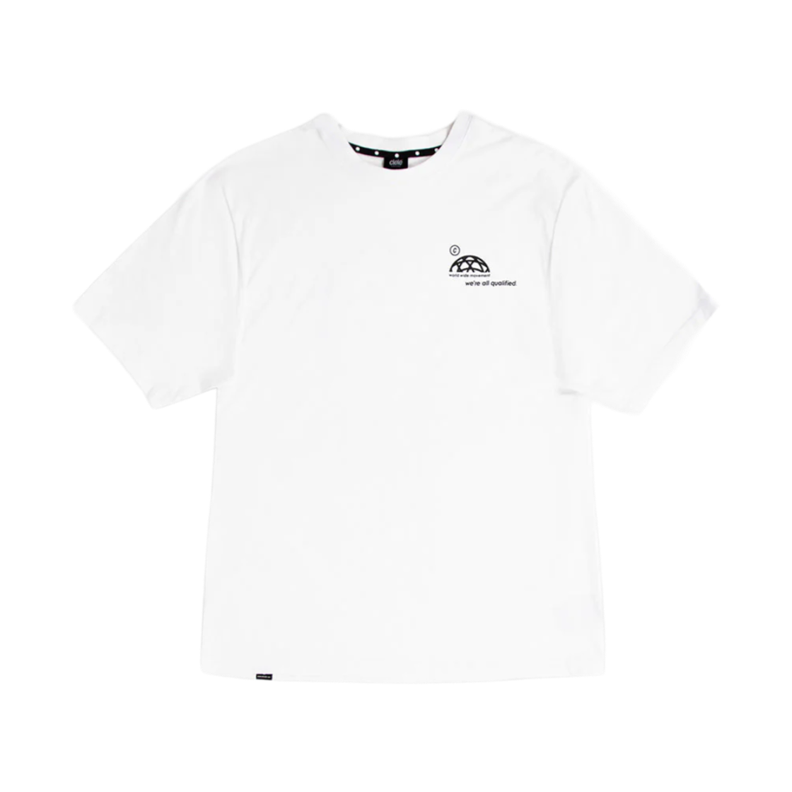 씨엘르 애슬레틱스 U ORTShirt WWM Trooper 화이트 티셔츠 러닝 마라톤(Ciele Athletics U ORTShirt WWM Trooper White)