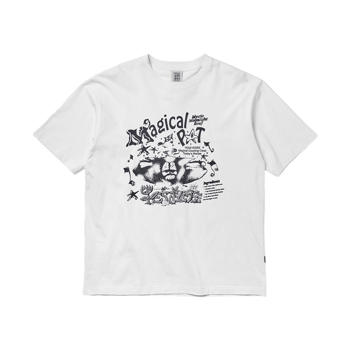 [더블적립]예스아이씨 예스 매지컬 티셔츠 화이트([더블적립]YESEYESEE Y.E.S Magical Tee White)