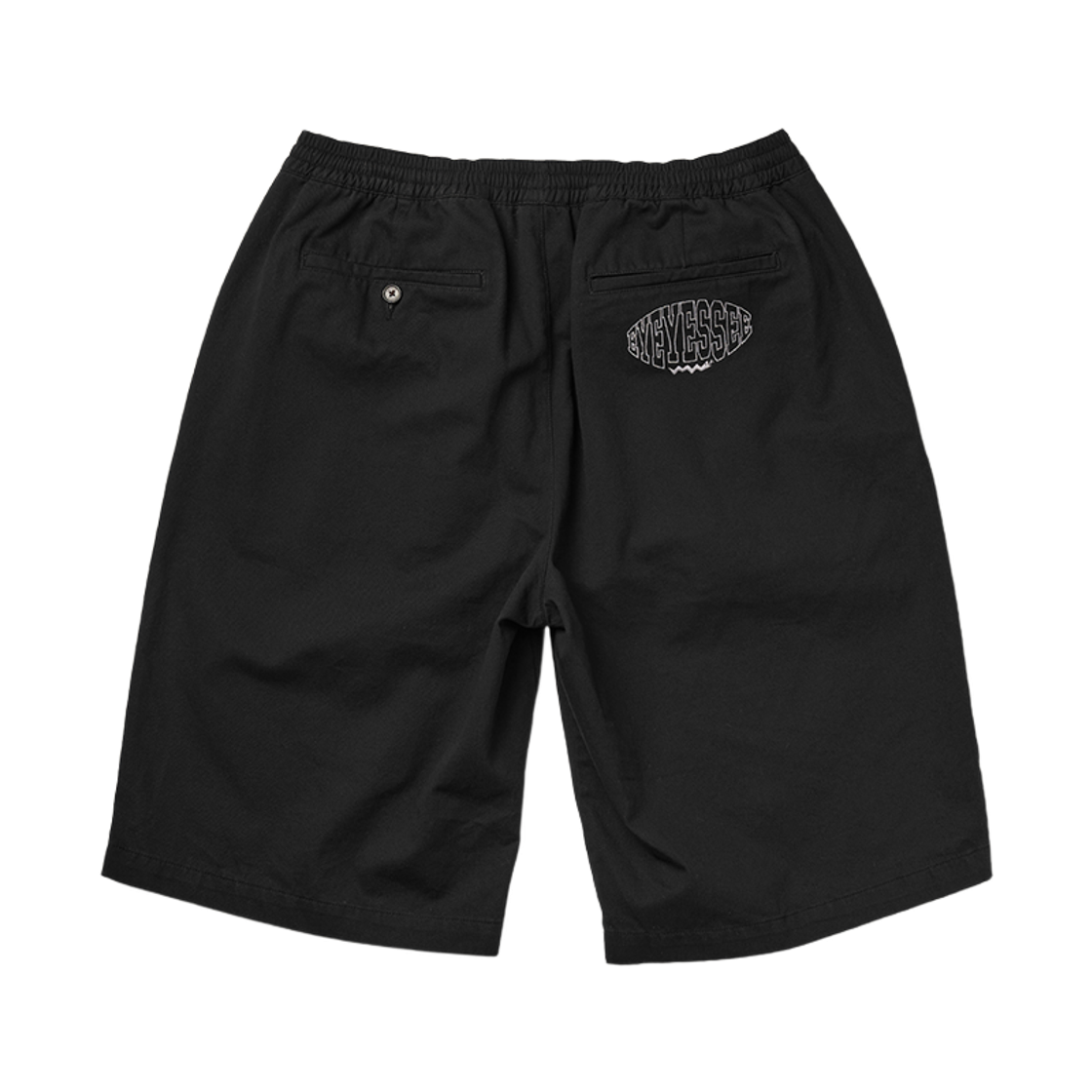 [더블적립]예스아이씨 씨 로고 와이드 쇼츠 블랙([더블적립]YESEYESEE C Logo Wide Shorts Black) - 2