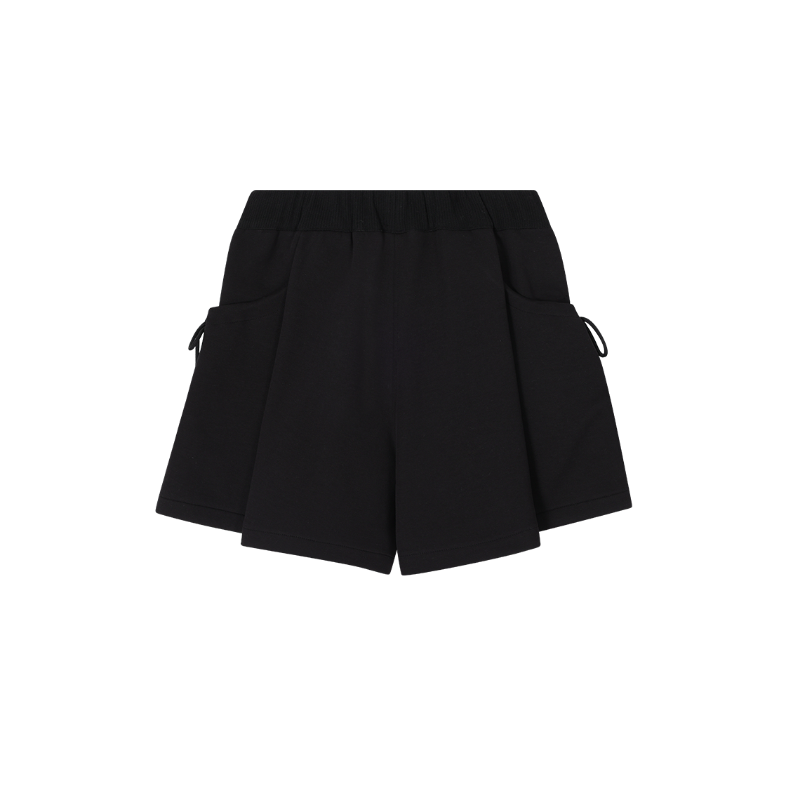 (W) 송지오 지제로 와이드 폴드 숏 팬츠 블랙((W) SONGZIO ZZERO Wide Fold Short Pants Black) - 2