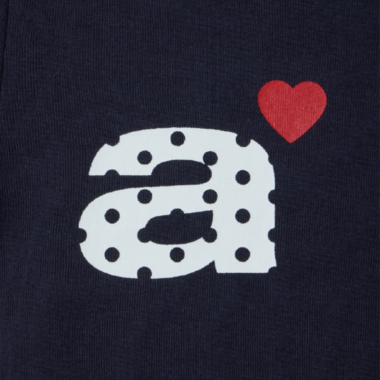 [오프라인 전용] 에이이에이이 우먼 도트 스몰 레터 티 네이비 - 26SS([오프라인 전용] AEAE Women Dot Small Letter Tee Navy - 26SS) - 5