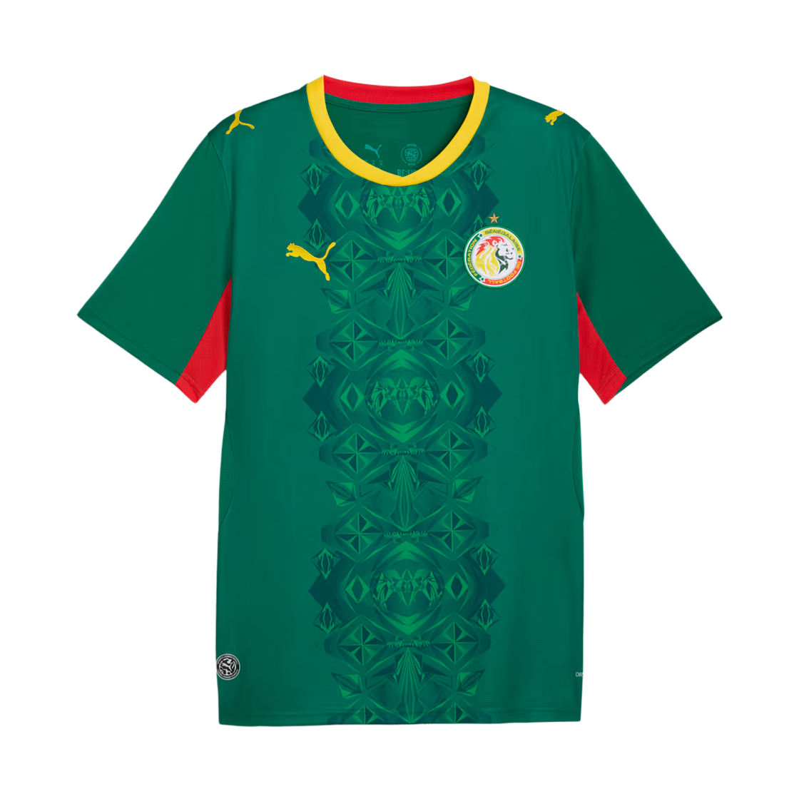 783171-02 Puma Republic of Senegal 2026 Away Soccer Jersey Wild Green Puma Red