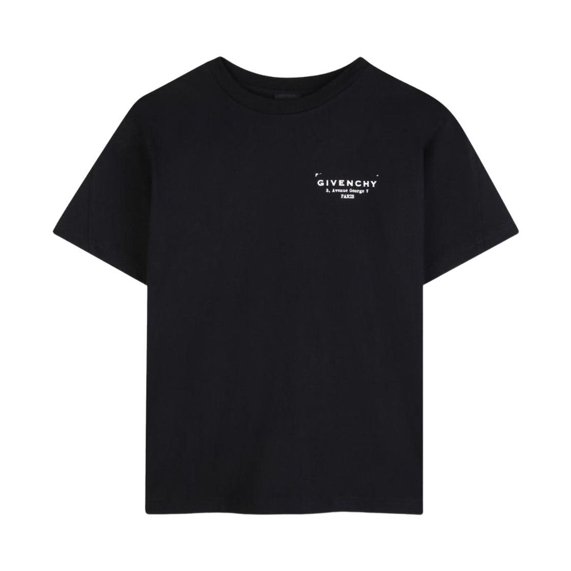 (키즈) 지방시 숏슬리브 티셔츠 블랙((Kids) Givenchy Short Sleeve T-Shirt Black)