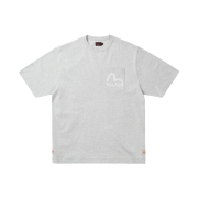 Palace x Evisu Heavy Wash T-Shirt Grey Marl - 26SS