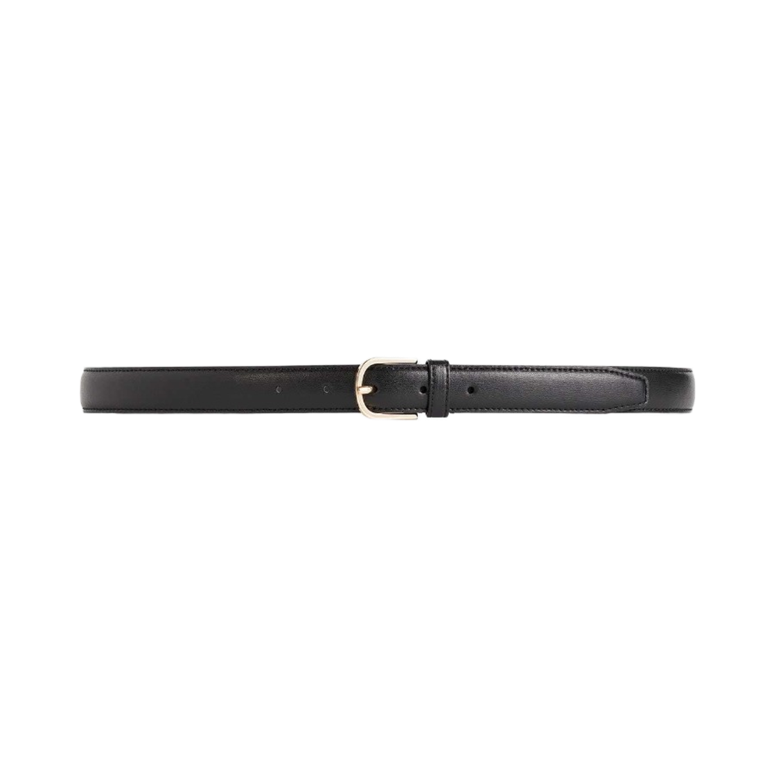 233-812-612-200 (W) Toteme Slim Trouser Leather Belt Black