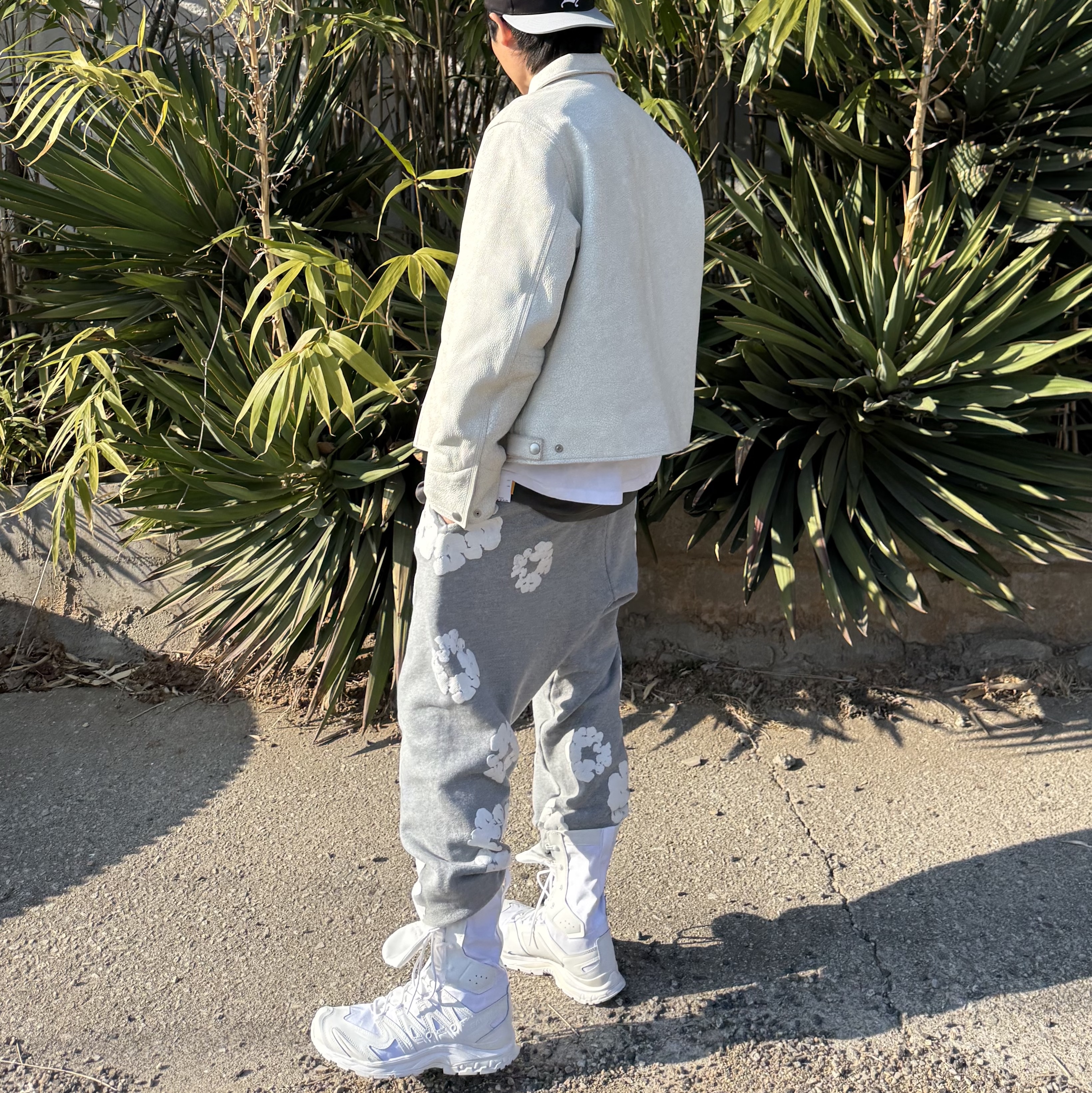Salomon x Rier XA Jungle White 착용 스타일 - 1