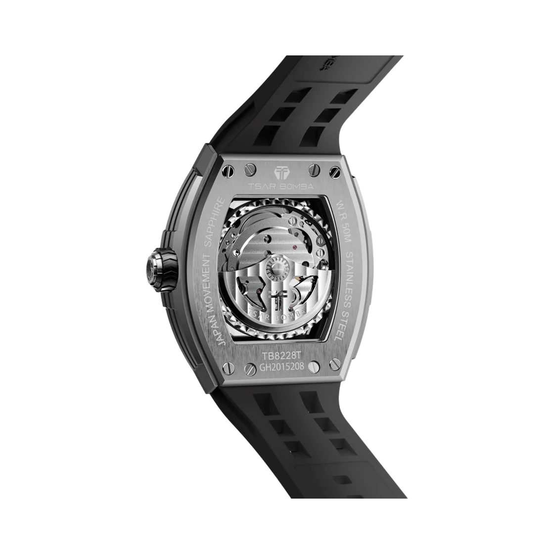 차르봄바 엘리멘탈 티타늄 오토매틱  TB8228T-01 실버 블랙(Tsar Bomba Elemental-Titanium Edition TB8228T-01 Silver Black) - 2