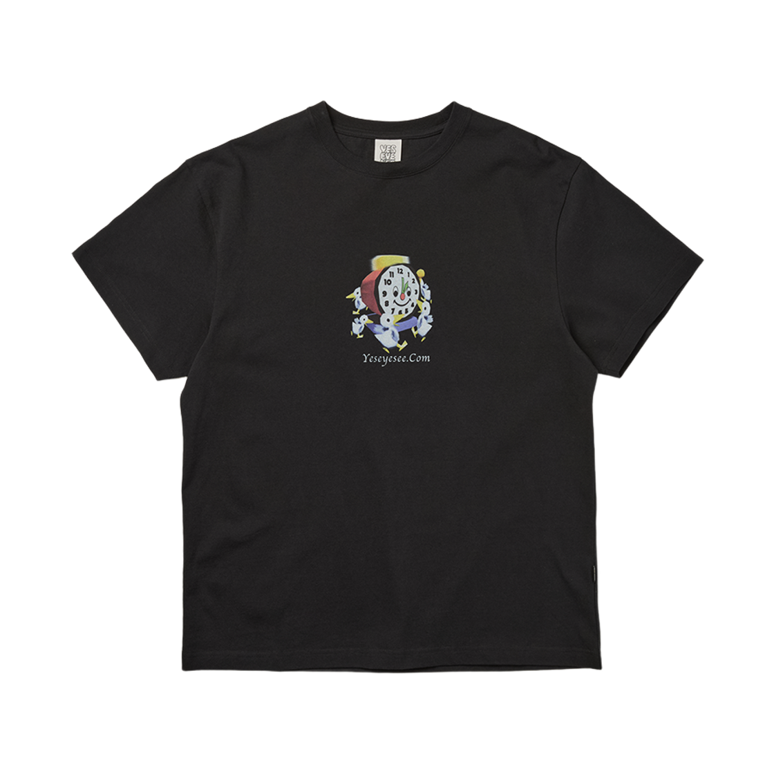 [더블적립]예스아이씨 예스 웨이크업 티셔츠 블랙([더블적립]YESEYESEE Y.E.S Wake up Tee Black)