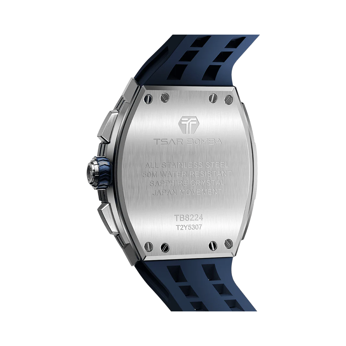 차르봄바 엘리멘탈 크로노그래프 캘린더 쿼츠 TB8204Q-02 실버 블루(Tsar Bomba Elemental Chronograph Calender Quartz TB8224Q-02 Silver Blue) - 2