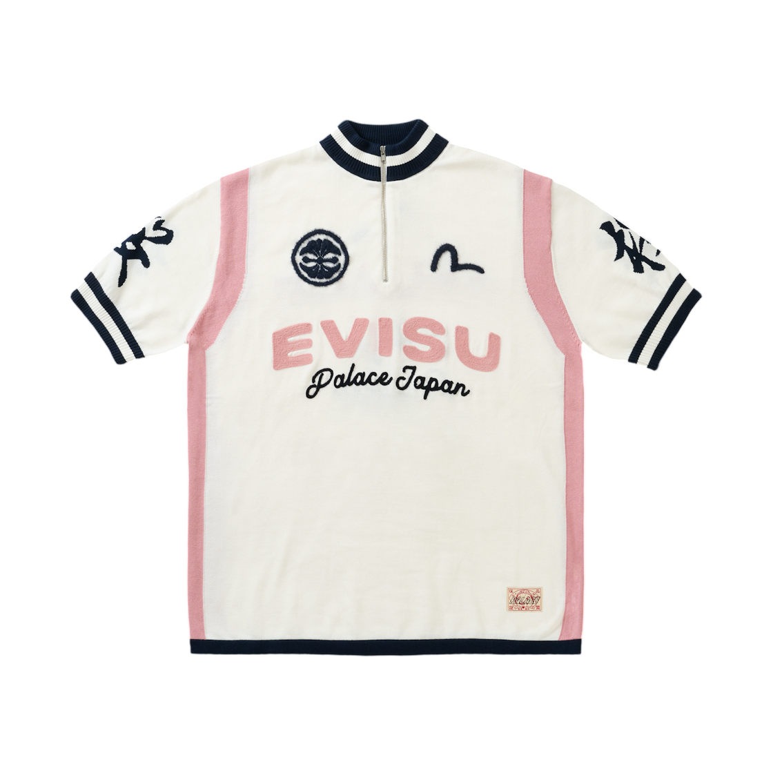 팔라스 x 에비수 사이클 니트 오프 화이트 - 26SS(Palace x Evisu Cycle Knit Off White - 26SS) - 1
