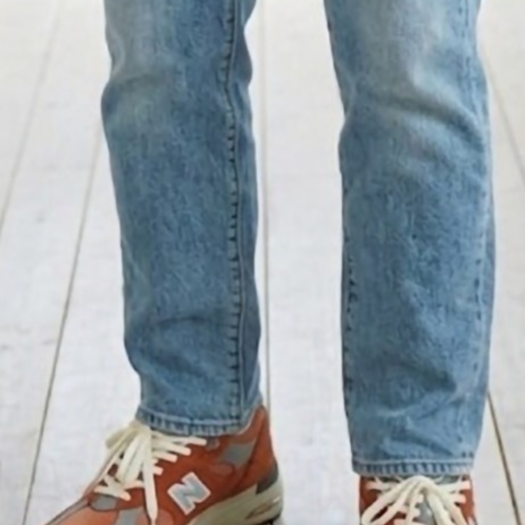 New Balance 991v2 Made in UK Potters Clay Raw Sienna 착용 스타일