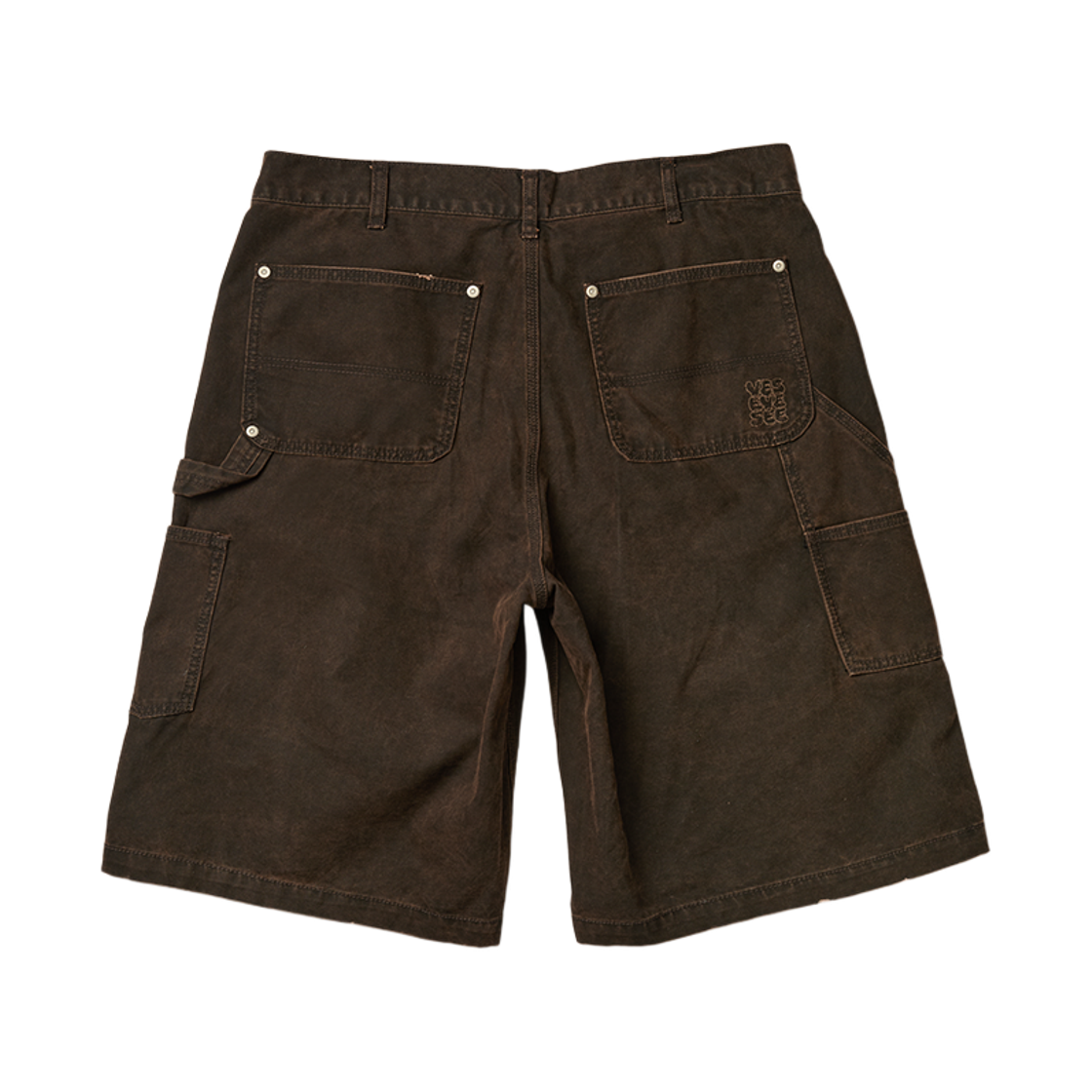 [더블적립]예스아이씨 워시드 캔버스 카펜터 쇼츠 브라운([더블적립]YESEYESEE Washed Canvas Carpenter Shorts Brown) - 2