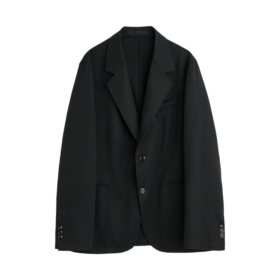 아워레가시 벨트 세레모니 블레이저 코어스 블랙 개버딘(Our Legacy Unconstructed Ceremony Blazer Coarse Black Gabardine) - 1