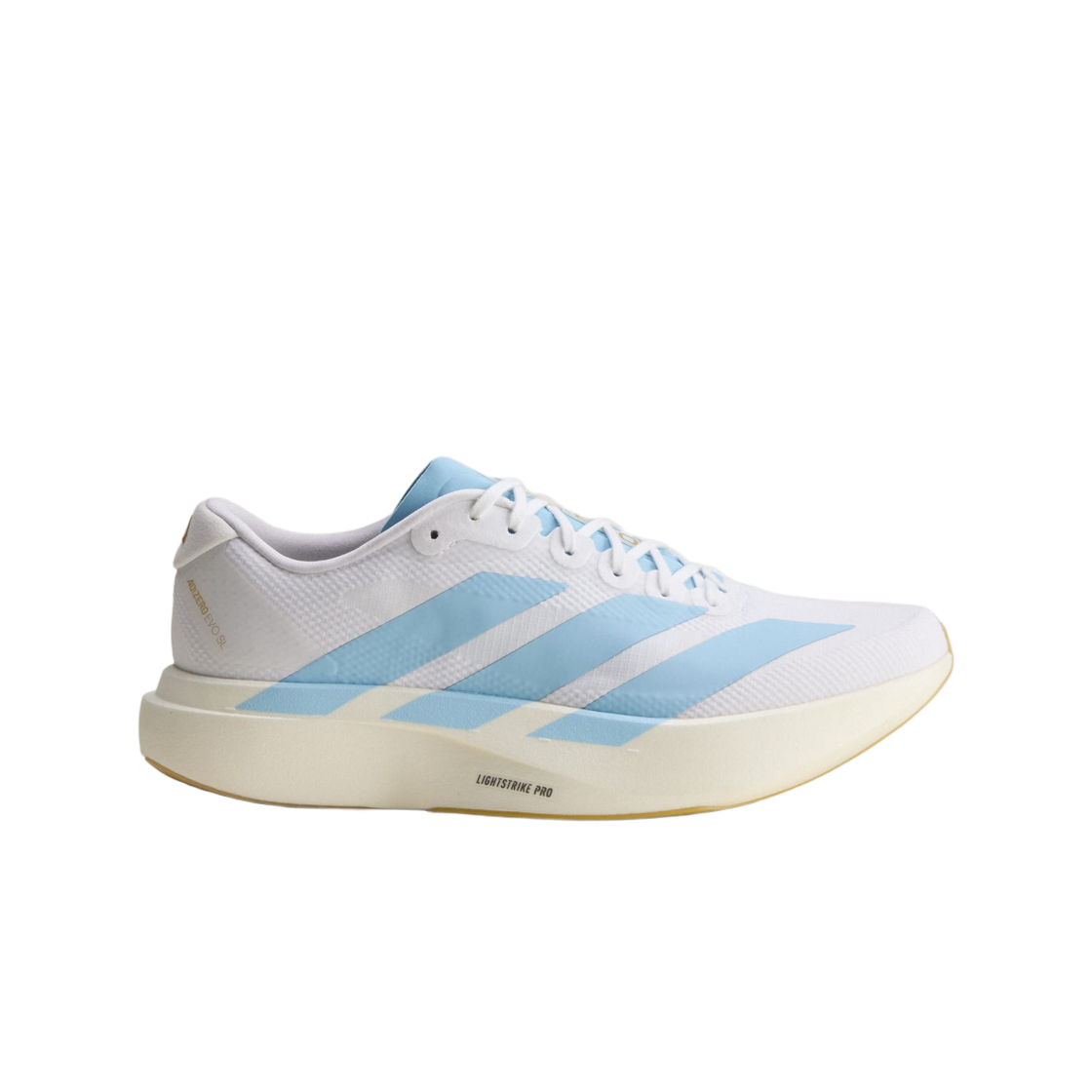 JQ4527 Adidas Adizero EVO SL Woven Cloud White Clear Blue