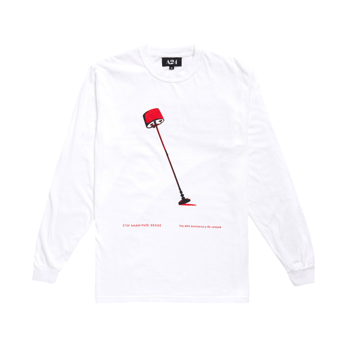 A24 스탑 메이킹 센스 램프 롱슬리브 화이트(A24 Stop Making Sense Lamp Long Sleeve White) - 1