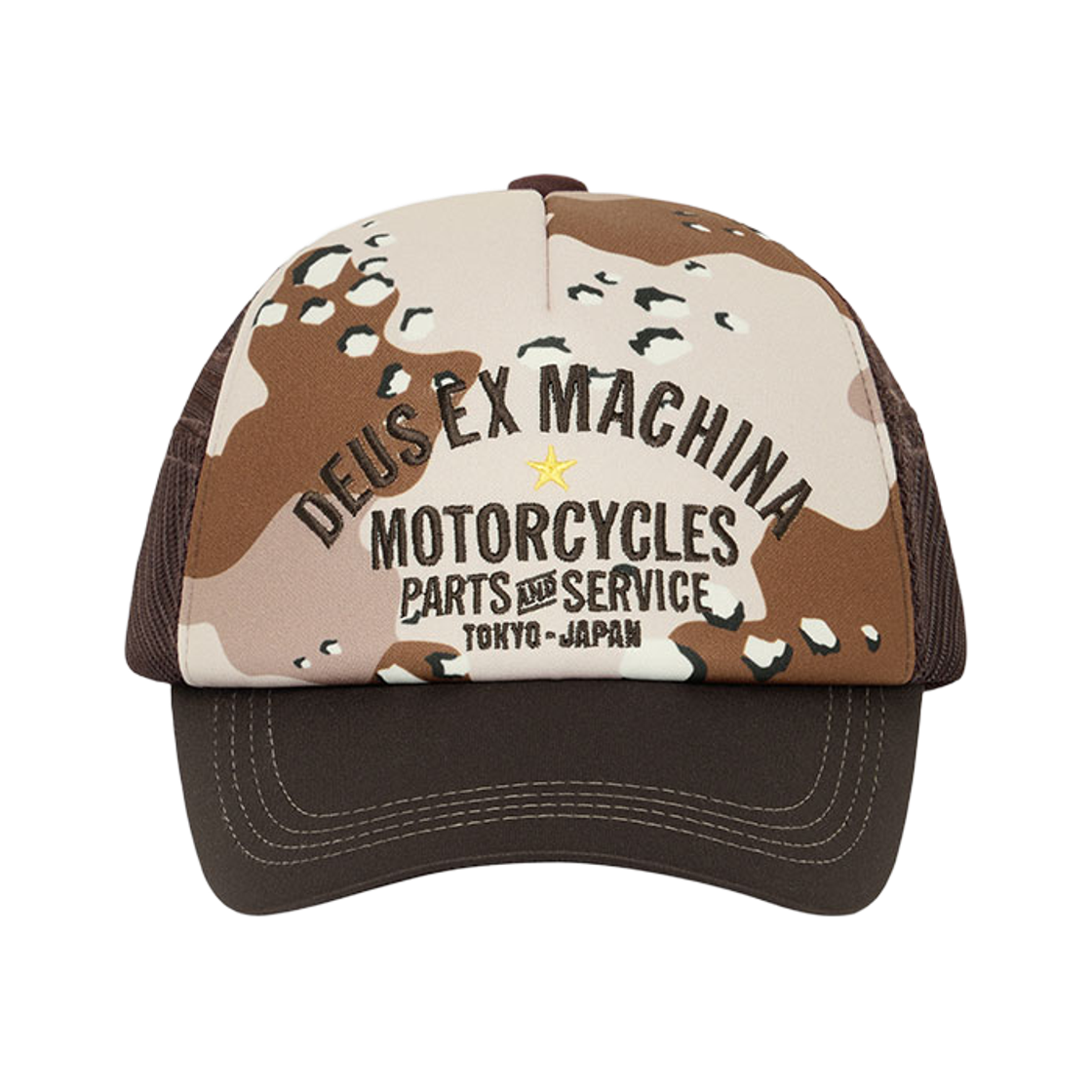 D261UHA035863 [6% 적립] Deus Ex Machina Tokyo Original Address Trucker CAMO Camo